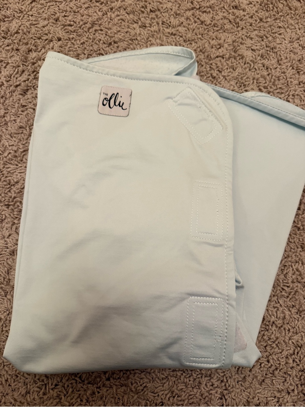 Light Blue Baby Swaddle Wrap